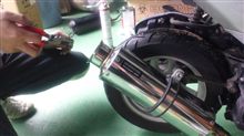 マフラー交換しました。