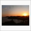 相生万葉の岬からの夕日