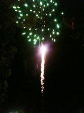 昨日は花火。
