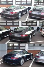 ポルシェ991（911）　サンルーフ装着車が多いなー