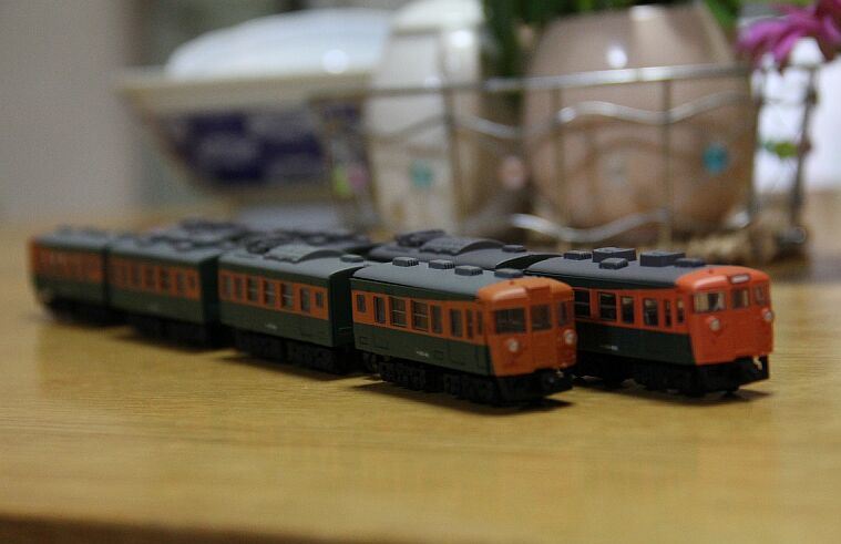 バンダイ Bトレインショーティ パート7 153系 低運転台 湘南色