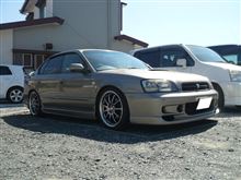 自宅駐車場にて