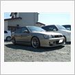 自宅駐車場にて