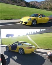 ポルシェ991（911）　黄色
