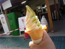 抹茶ミックスソフト♪(*ﾟ▽ﾟ)ﾉ