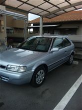 ナビ取り付け中の代車