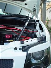 ワゴンＲ　ＭＨ21　０円で他車流用ボンネットダンパー取り付け