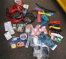 ユーノス500 電源線交換作業 1日目