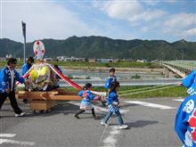 実家で祭りに参加♪