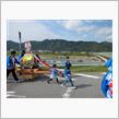 実家で祭りに参加♪