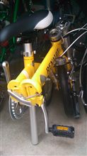 オレンジルノー自転車納車