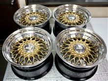 BBS-RS16インチ スーパーミラーバレル研磨からゴールドポリッシュ BBS-RS16インチ スーパーミラーバレル研磨からゴールドポリッシュ