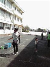 小学校にて