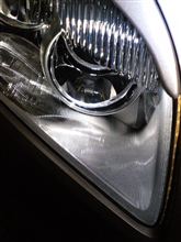 ヘッドライトカバー内部結露