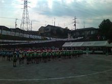 幼稚園最後の運動会