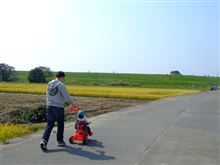 複葉機に遭遇