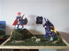 息子のジオラマ作り