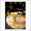 最後のシメは豚骨ラーメン！