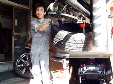 ☆　ＣＲＵＩＳＥ Ｒ３５デモカー タイヤ交換　☆ 