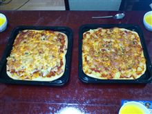 ピザを焼きました
