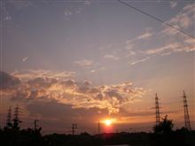 *夕焼け　　10／19≪水曜日≫