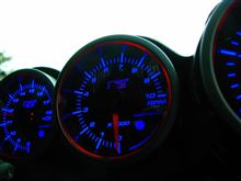 ３連メーター真ん中は回転数担当