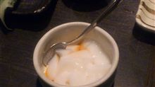 デザートの杏仁豆腐