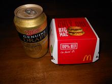 ビッグマックとビール