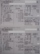 &#39;11.9月＆10月　電気使用量