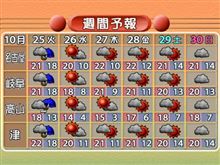 ☂？？？？？？10/25（火曜日）
