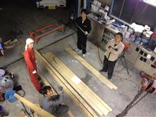 金曜夜作業再開！（オオガパレスの建築）