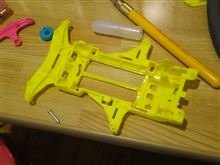 ミニ四駆 VSシャーシ肉抜き試作完成！