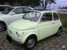 今日の「あさたの」は　この可愛い車の　初参加でした、