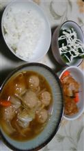 今日の夕食はこれ