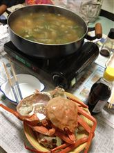 昨日はカニ鍋・・・