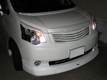 ボンネットフードモール自家塗装(^-^)v