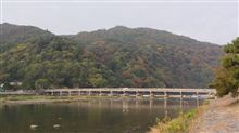 京都嵐山方面のお山の紅葉11/5