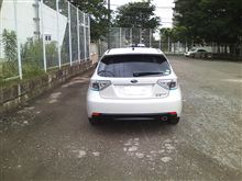 洗車していると。。。