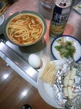 パパの料理はこの程度です。