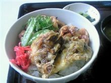 越乃紅鶏と舞茸丼