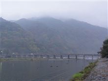 京都嵐山方面のお山の紅葉11/19
