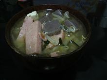 ｽﾊﾟﾑ味噌汁