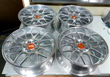 BBS-RGR18インチスーパーミラーバレル研磨(2次元)+パウダークリアー BBS-RGR18インチスーパーミラーバレル研磨(2次元)+パウダークリアー