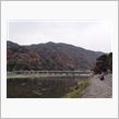 京都嵐山方面のお山の紅葉11/30