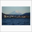 湖面からの富士山