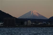 夕方の富士山