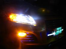 オレンジ色のＬＥＤで煌びやかに