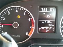 ポロ6Rの警告灯点灯！