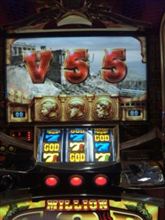 ミリオンゴッド！謎の22連！一撃4750枚獲れました！。＾＾