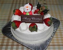 一足早いクリスマスケーキ